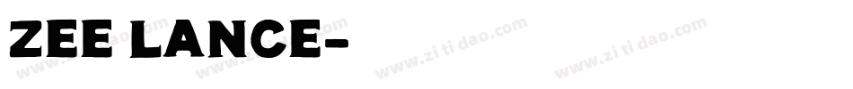 Zee Lance字体转换